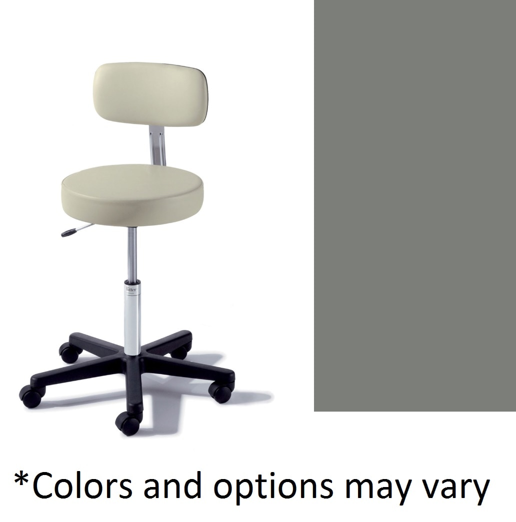 Basic Stool 273 w/Back Gray