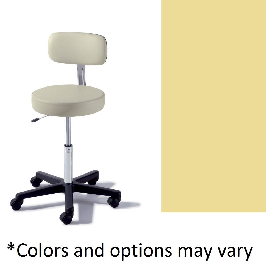 Basic Stool w/Back Citrus 273