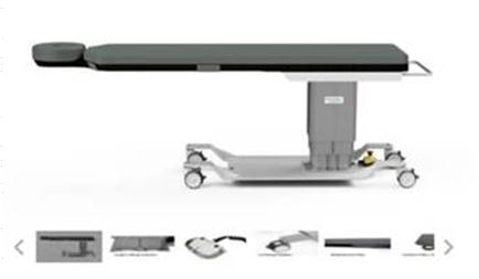 Imaging Table w/Integ Headrest