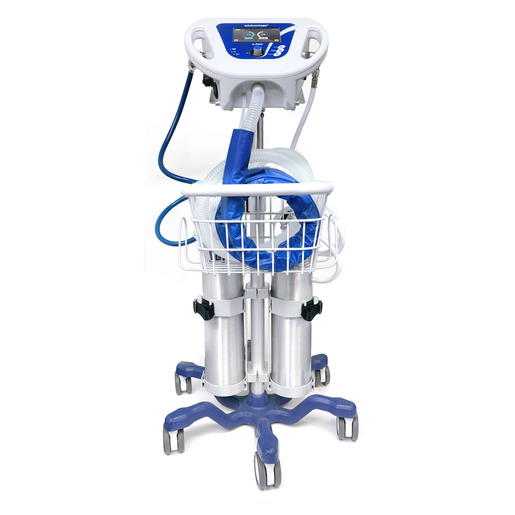 e-Advantage Electronic Analgesics Gas Mixing with 4 Cylinder Cart